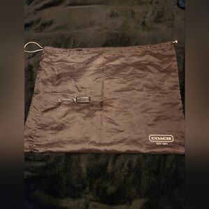 Coach Brown Dust Bag & Coach Brown Hang Tag